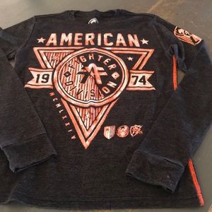 Boys American Fighter thermal shirt.
